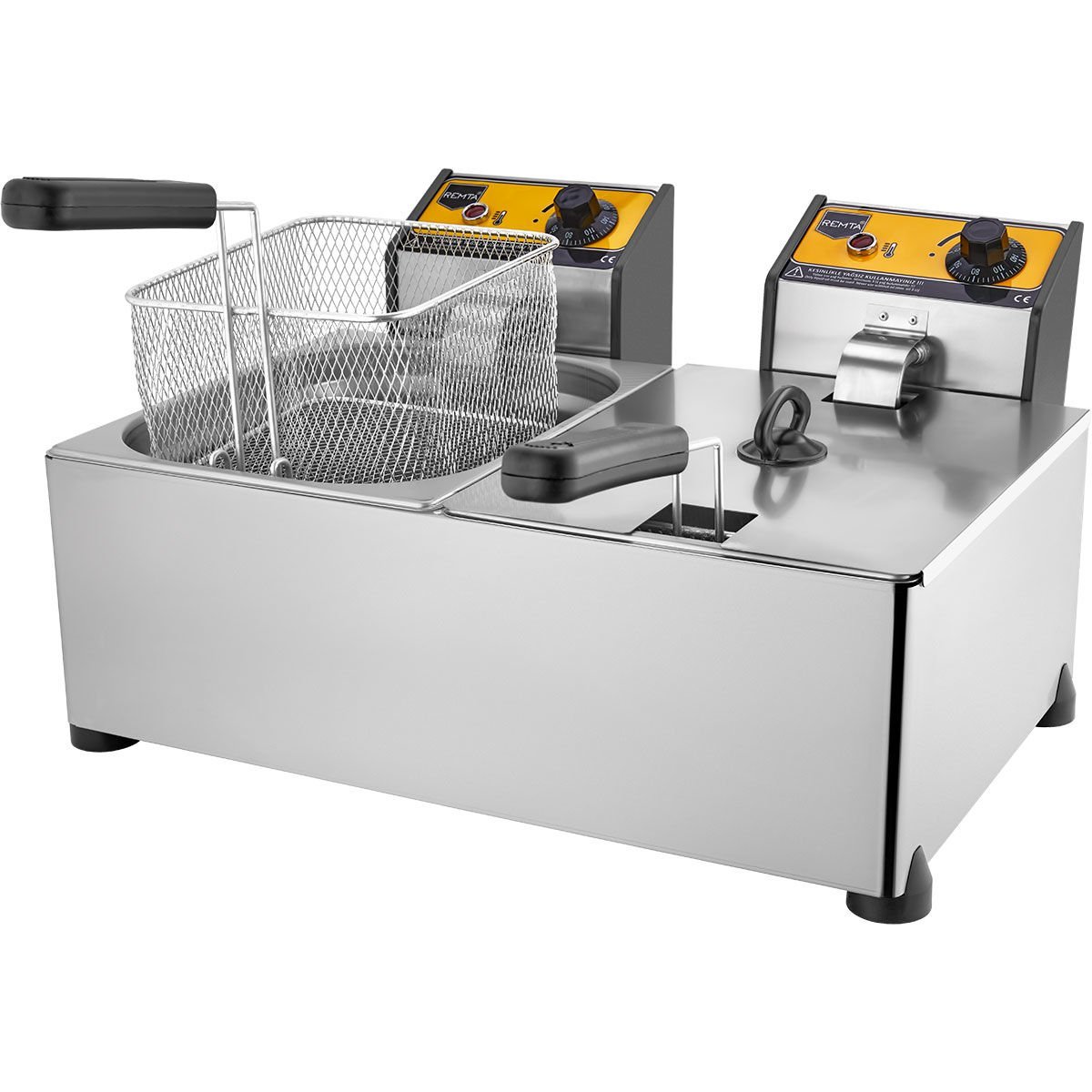 Remta R93 5+5 lt Double Electric Fryer