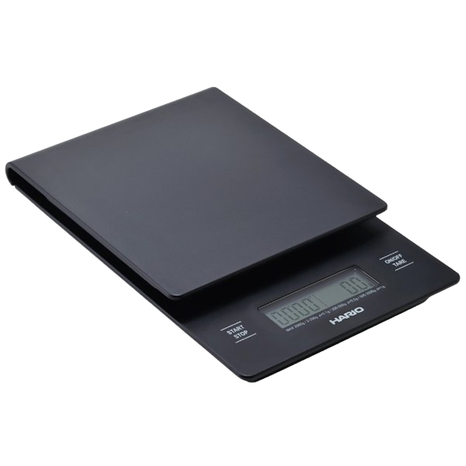 Hario V60 Drip Tartısı - Dahili Kronometreli ve Yüksek Hassasiyetli Kahve Tartısı