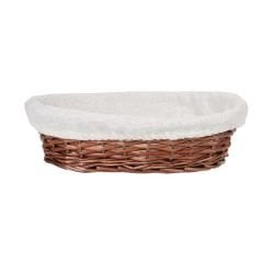Hasır Bezli Oval Sepet 28 Cm (Es-2820)